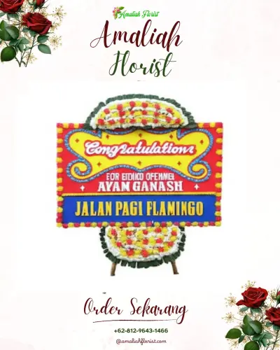 Bunga Papan Congratulation di Jatibening Baru